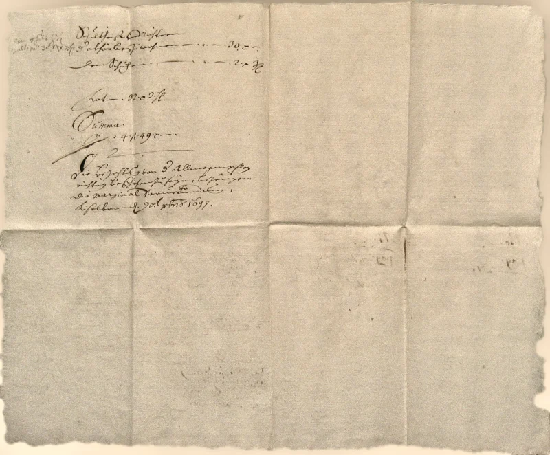 Originalseite der Almosen- und Heiligenrechnungen von Kieselbronn, Aufnahme 149 von 150 (IMG_1034).