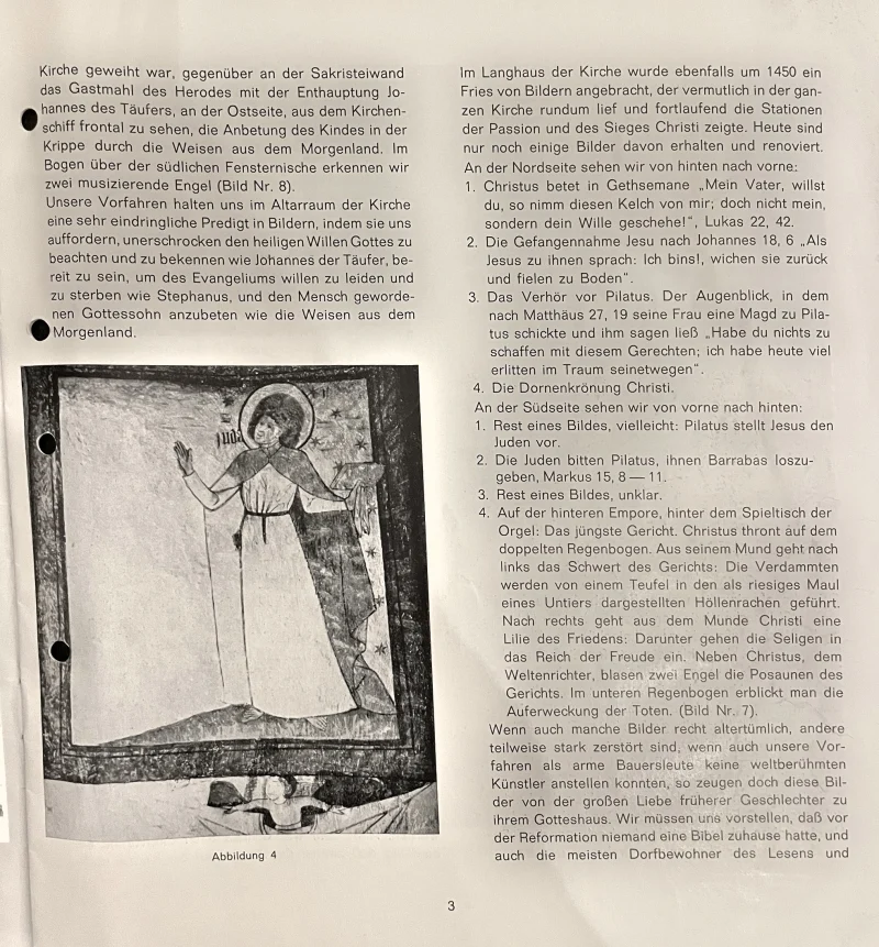 Seite 3 der Sondernummer des Heimatboten von 1963 mit Text und Abbildungen.