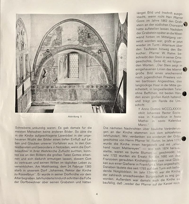 Seite 4 der Sondernummer des Heimatboten von 1963 mit Text und Abbildungen.