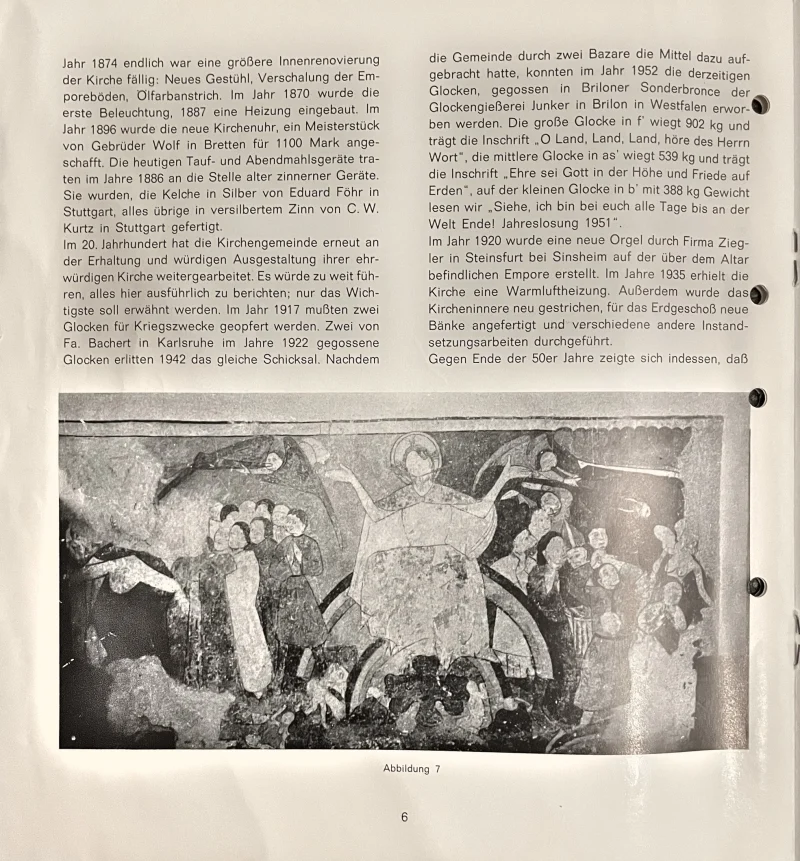 Seite 6 der Sondernummer des Heimatboten von 1963 mit Text und Abbildungen.