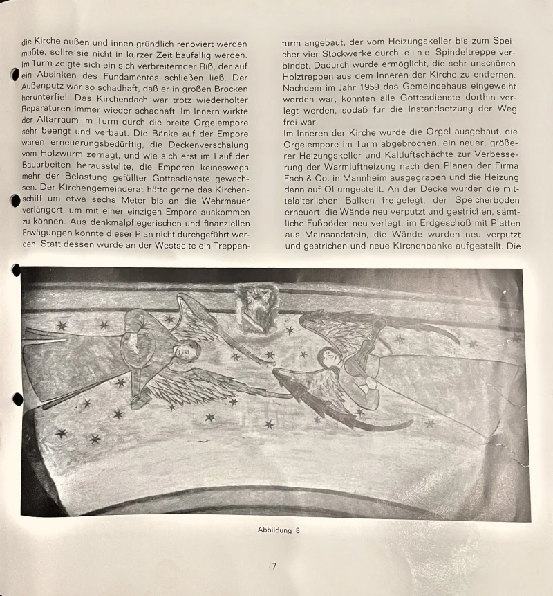 Seite 7 der Sondernummer des Heimatboten von 1963 mit Text und Abbildungen.